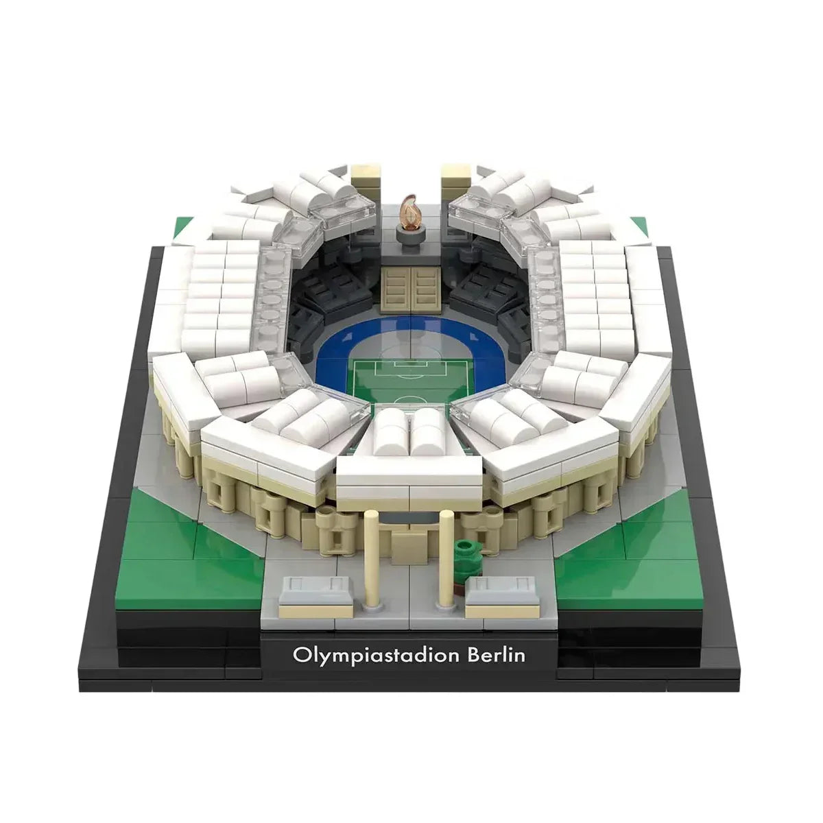 Modell des Olympiastadions Berlin aus Bausteinen