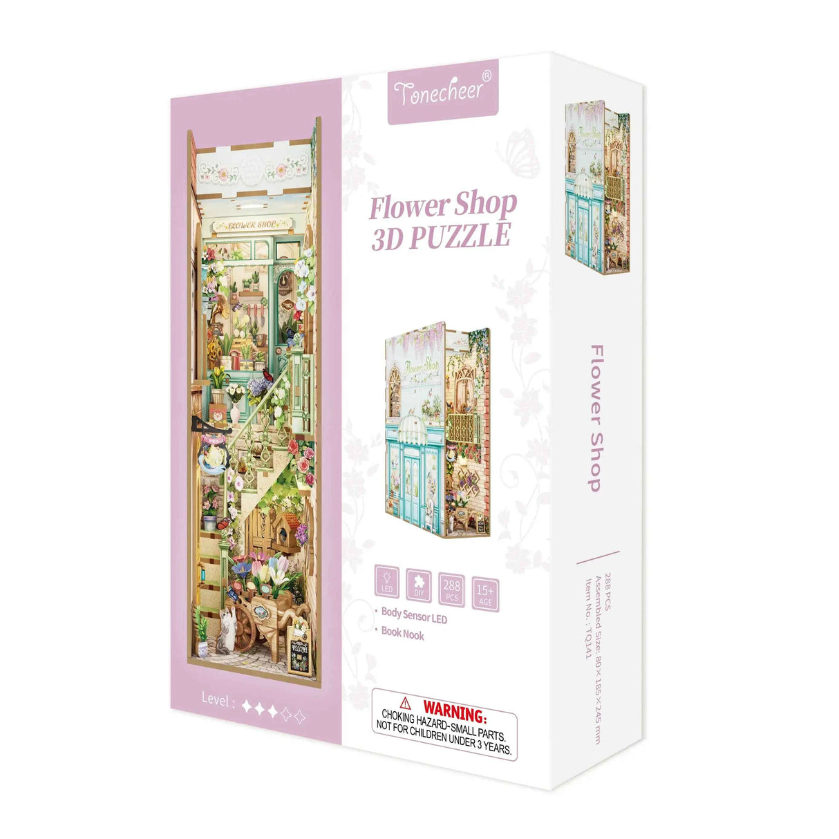 Tonecheer Blumenladen 3D Puzzle Box