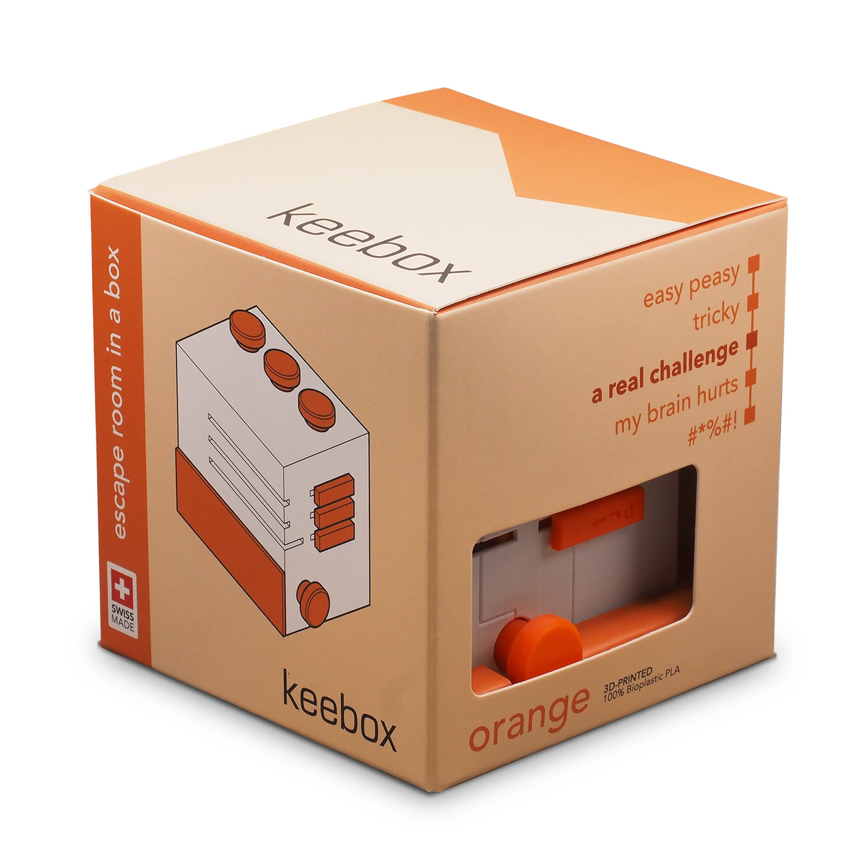 orange - Boîte à énigmes / Jeu de puzzle