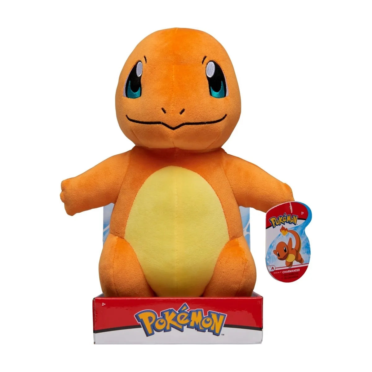 Charmander Plüschtier in einer Pokémon-Box