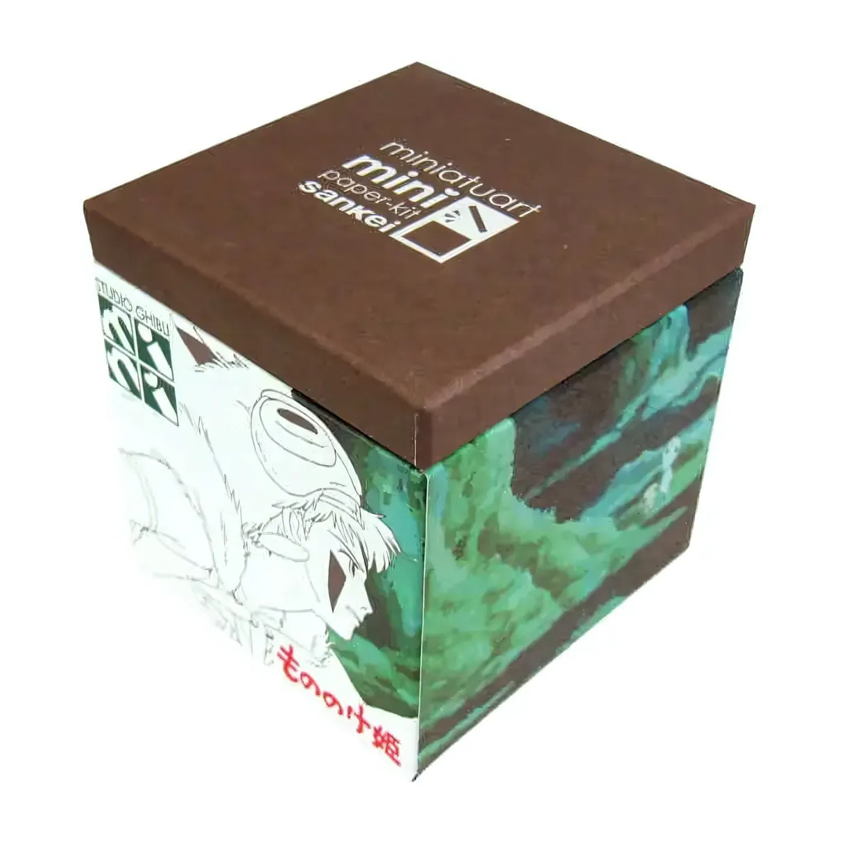 Miniaturart Mini Paper-Kit Sankei Studio Ghibli Prinzessin Mononoke Schachtel