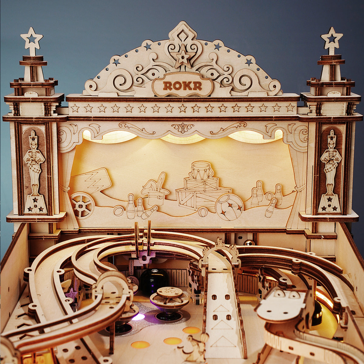 Pinball / Flipperkasten - 3D Holzbausatz