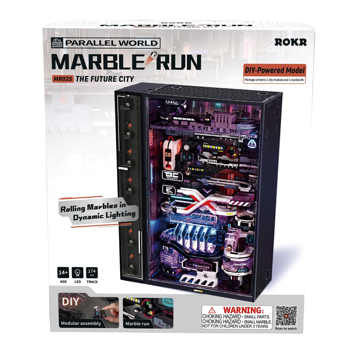 Parallel World Marble Run MR02S The Future City DIY-Modellbausatz