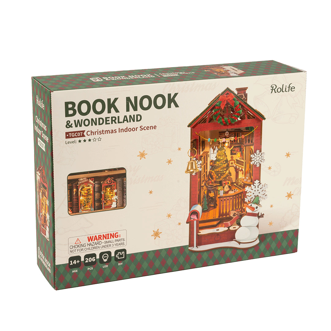 Book Nook & Wonderland TGC07 Weihnachtliche Innenszene