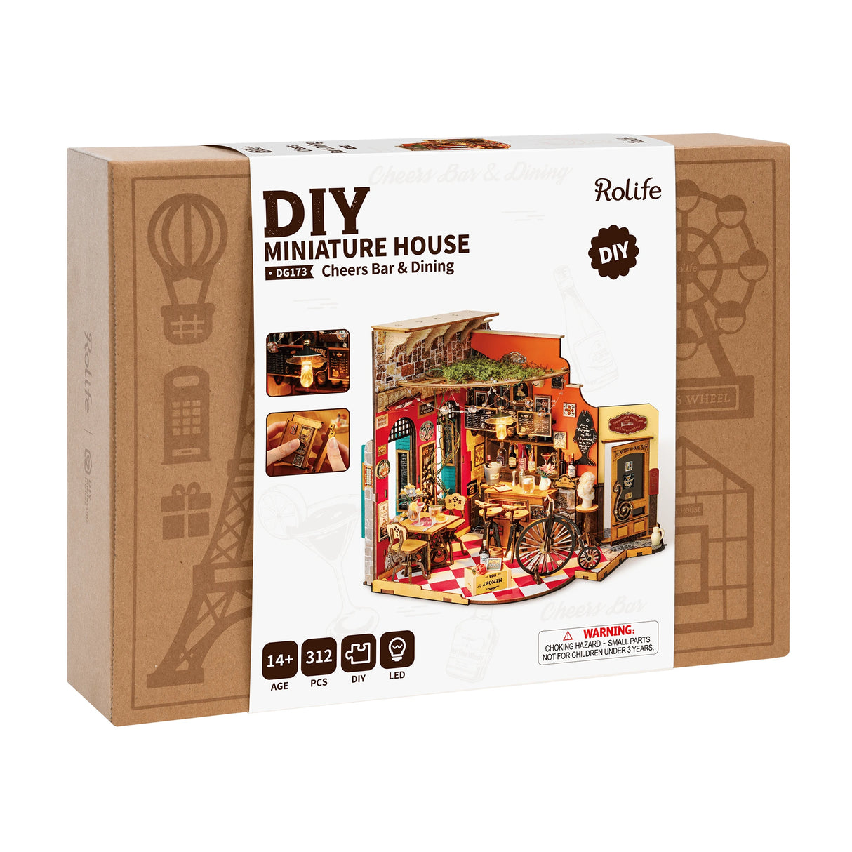 Rolife DIY Miniaturhaus Cheers Bar & Dining Bausatz