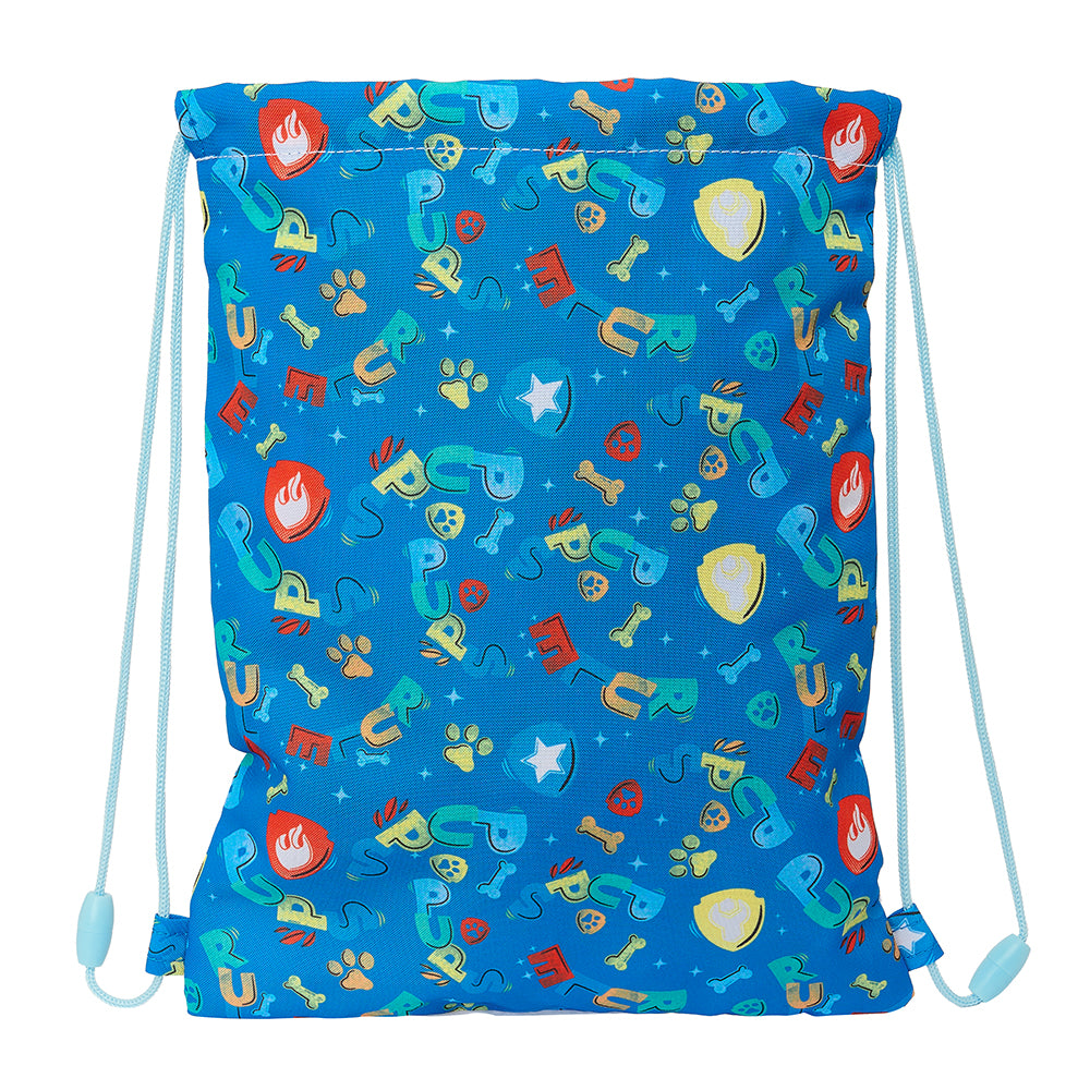 Blauer Turnbeutel mit Paw Patrol Muster