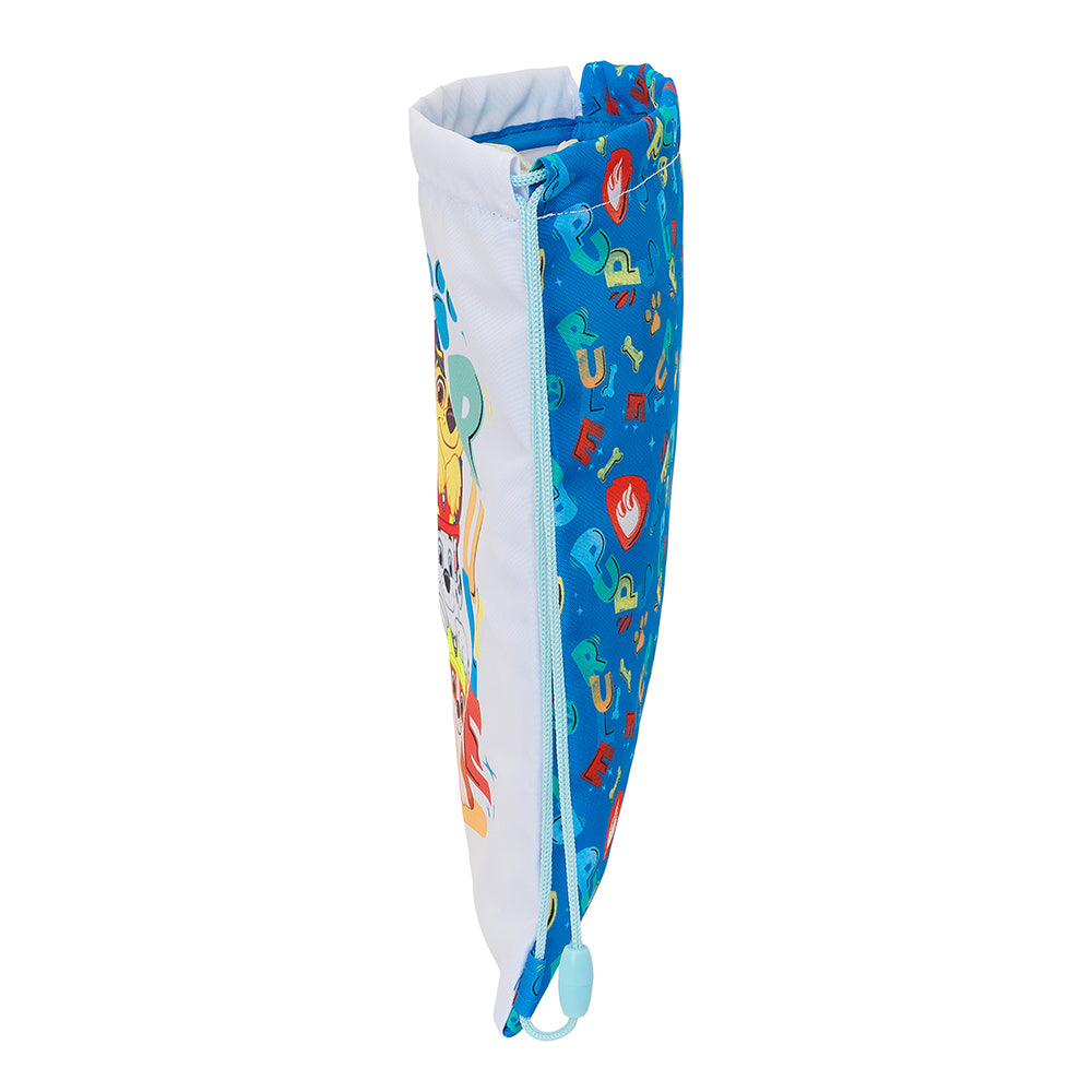 Paw Patrol Federmäppchen mit Kordelzug, blau und weiß