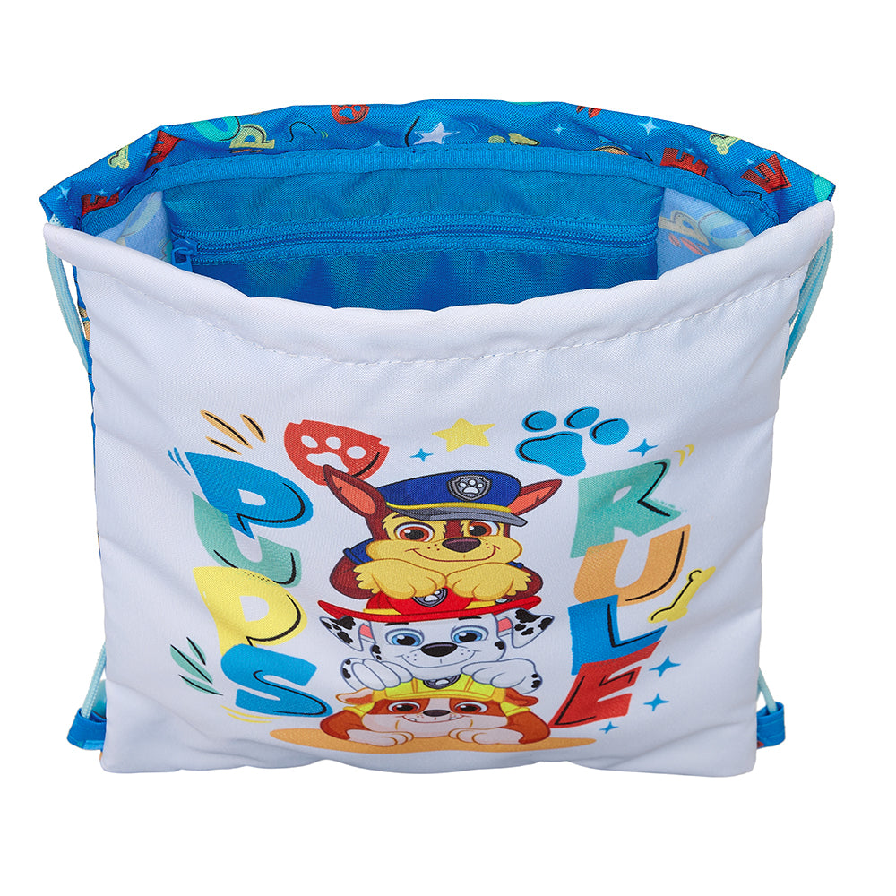 Paw Patrol Turnbeutel mit Chase, Marshall und Rubble