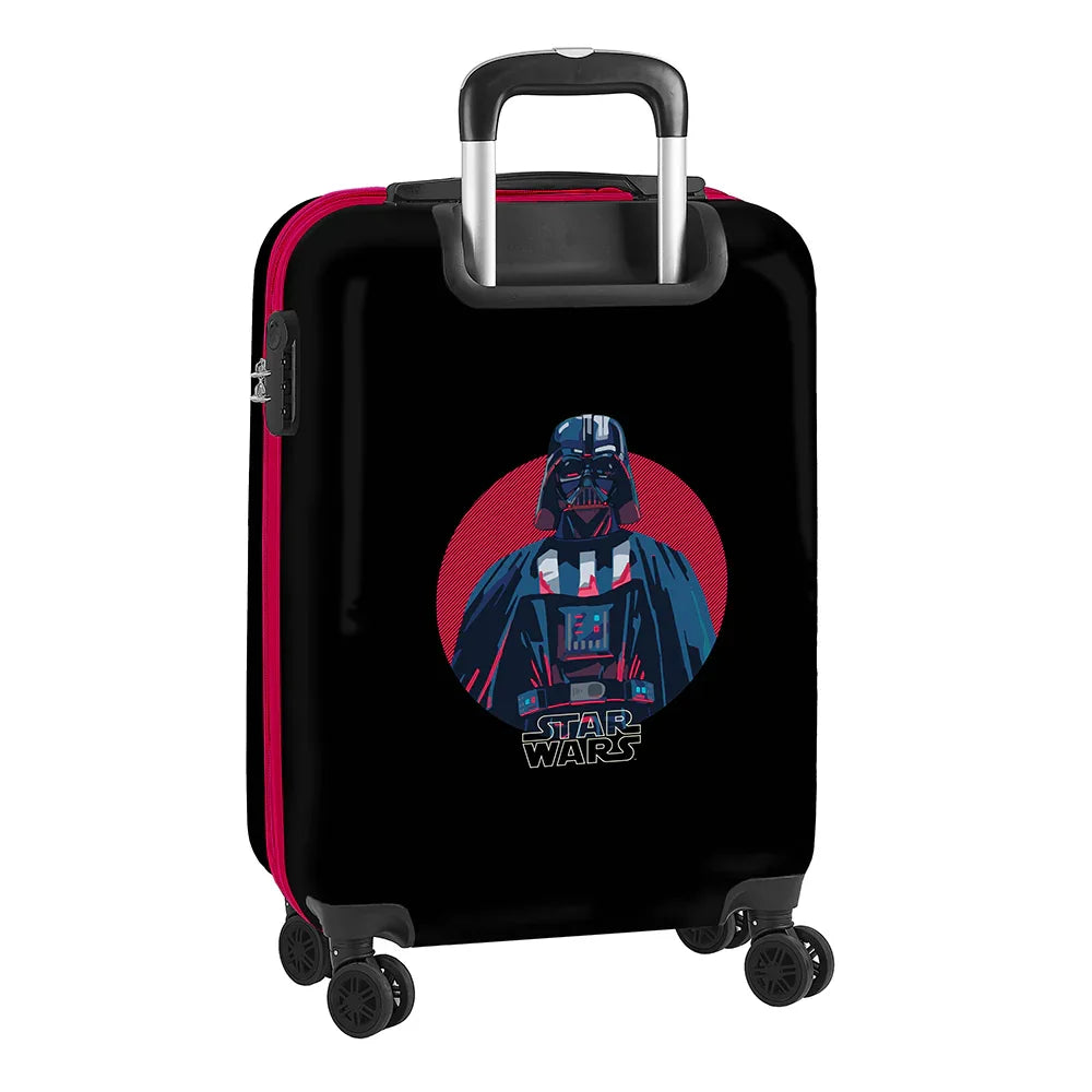 Schwarzer Koffer mit Darth Vader Grafik und Star Wars Logo