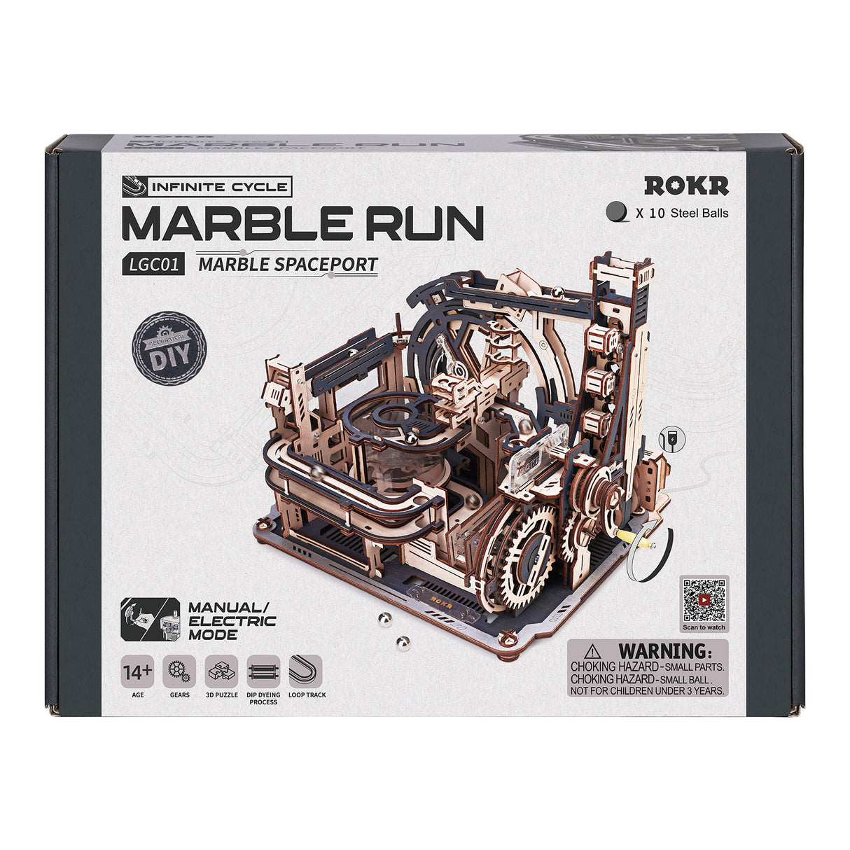 Verpackung des ROKR LGC01 Marble Spaceport Bausatzes
