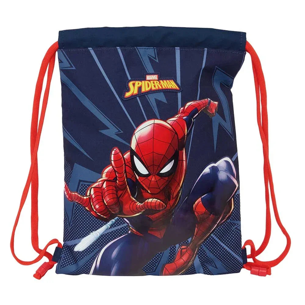 Turnbeutel mit Spiderman-Motiv