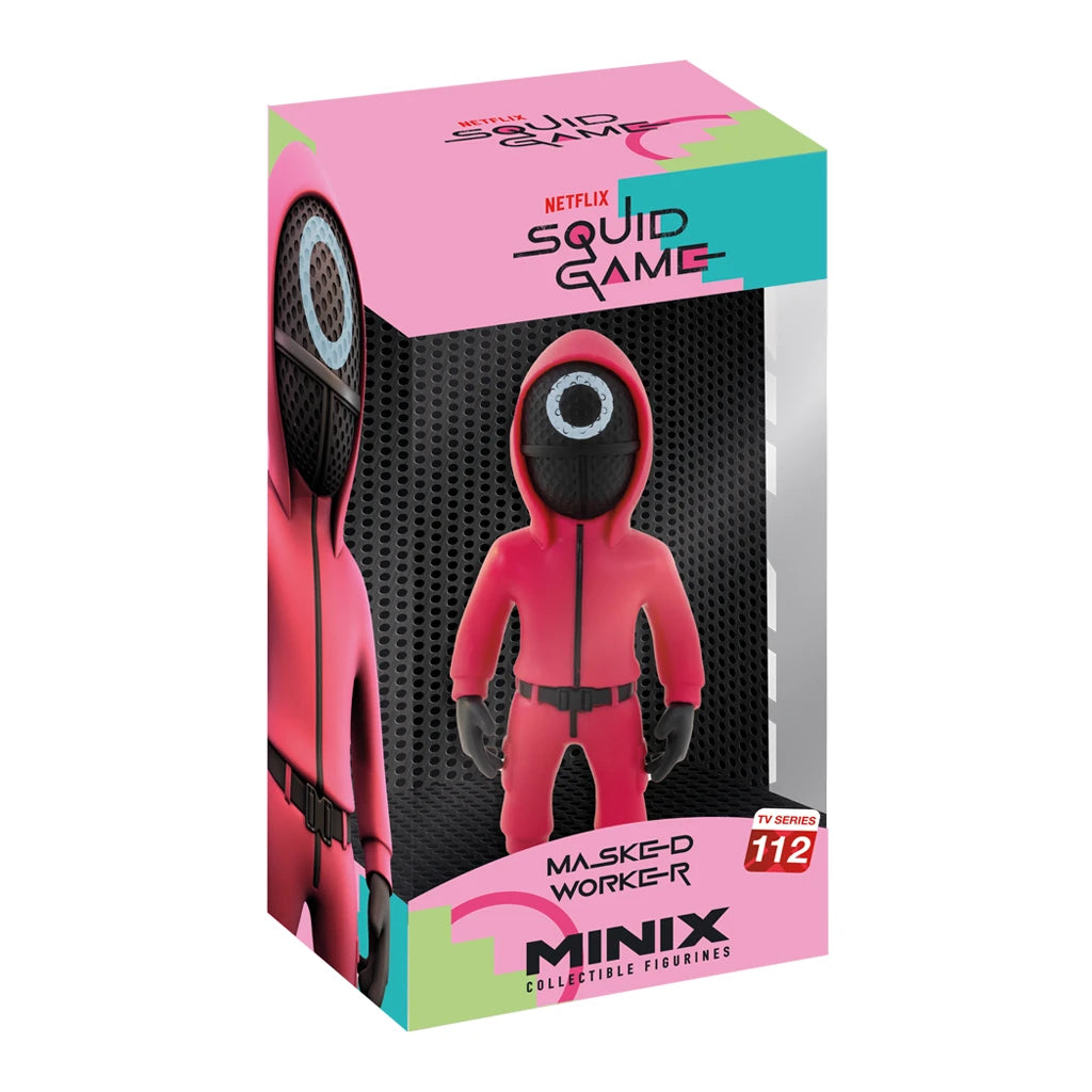 Minix Squid Game Masked Worker Figur in Verpackung
