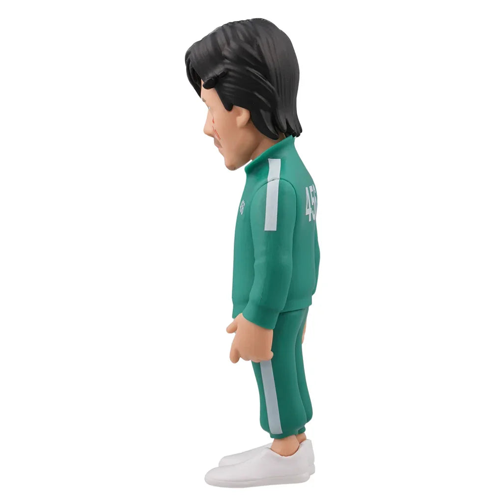 Seong Gi-hun Figur im grünen Trainingsanzug mit der Nummer 456