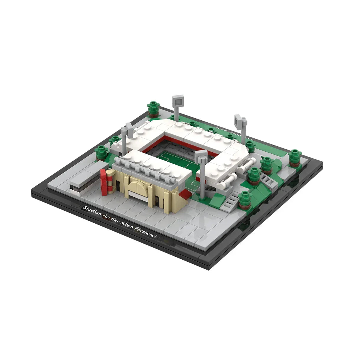 Stadion An der Alten Försterei als Miniaturmodell aus Bausteinen
