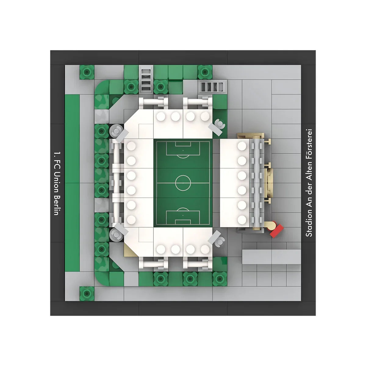 Modell des Stadions An der Alten Försterei von 1 FC Union Berlin