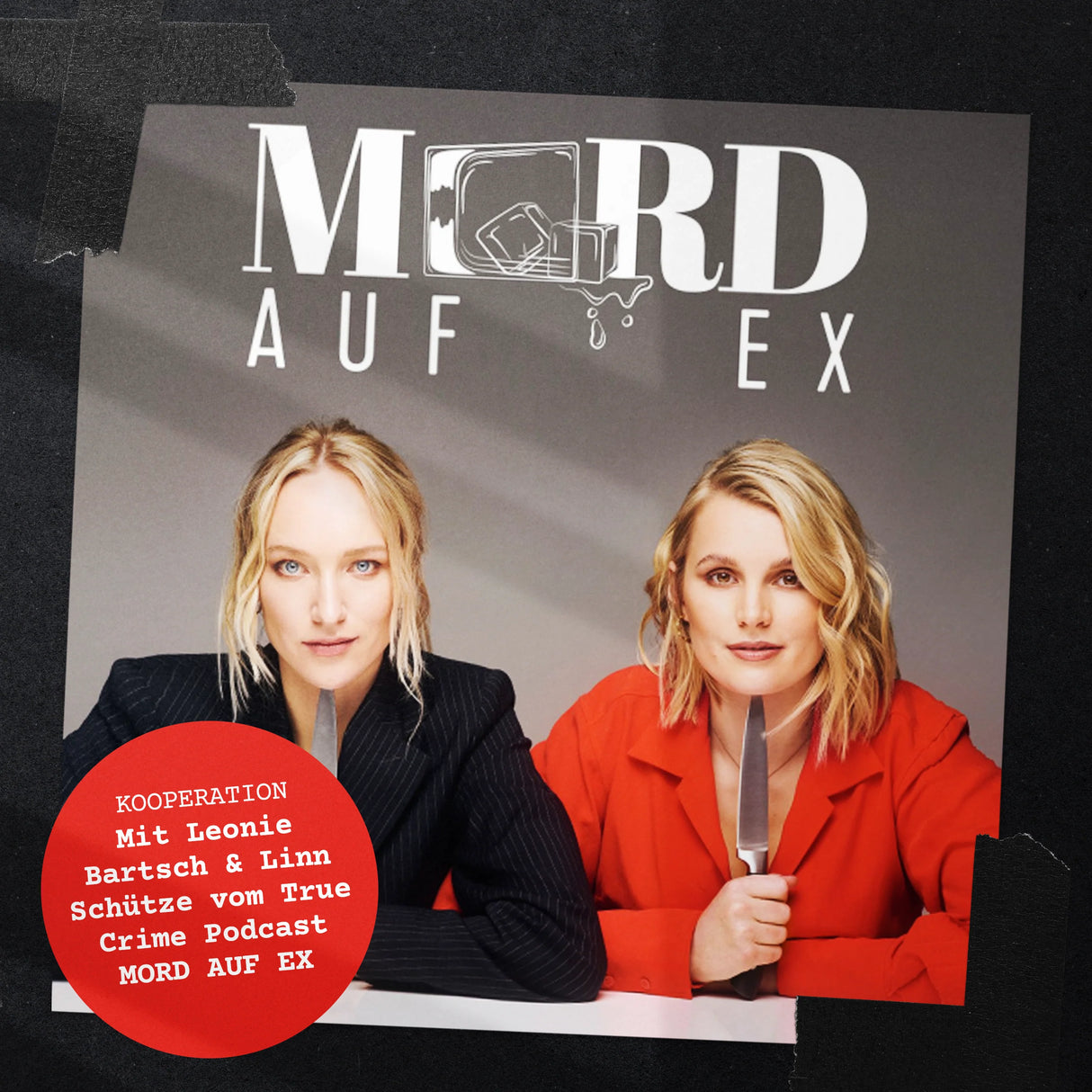 Leonie Bartsch und Linn SchĂŒtze vom True Crime Podcast MORD AUF EX