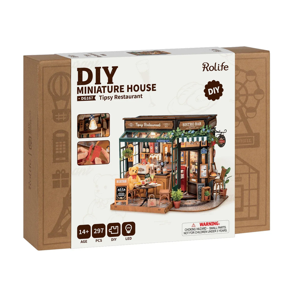 Rolife DIY Miniaturhaus DG167 Tipsy Restaurant Bausatz
