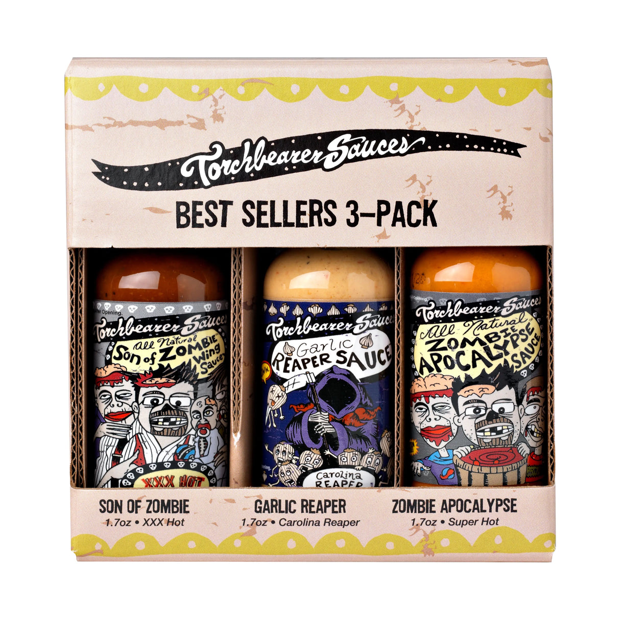 Lot de 3 best-sellers (3 x 50 ml) - Sauce piquante