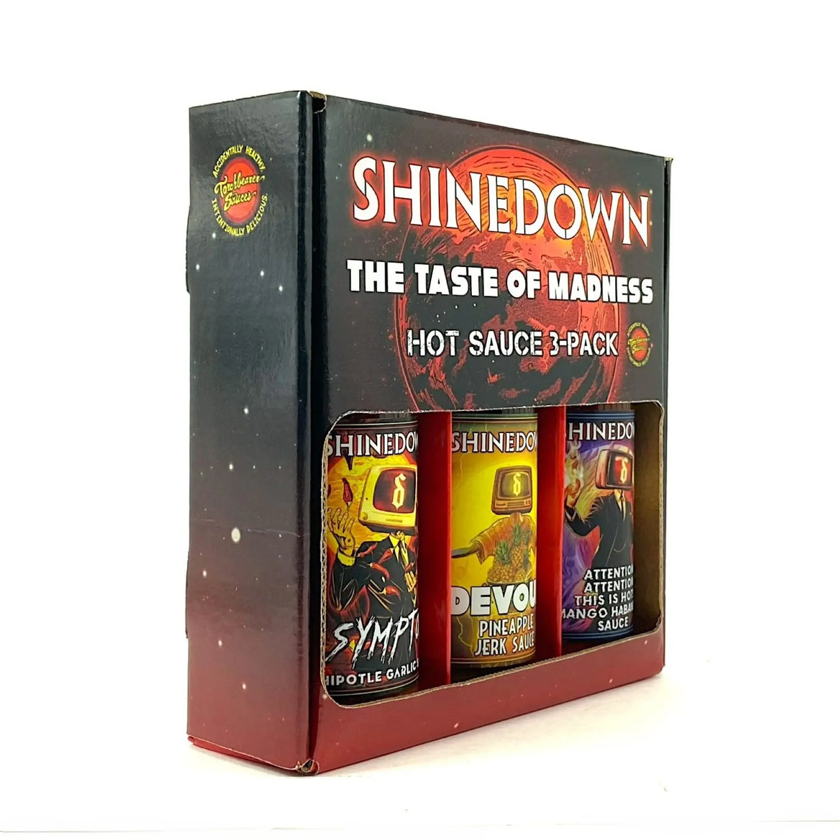 Shinedown The Taste of Madness Hot Sauce 3er-Pack