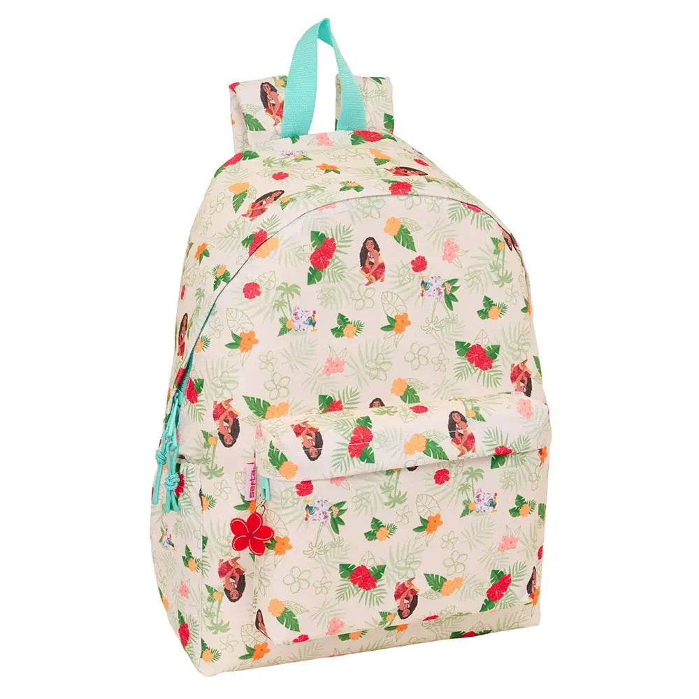 Rucksack mit Blumen- und Moana-Muster