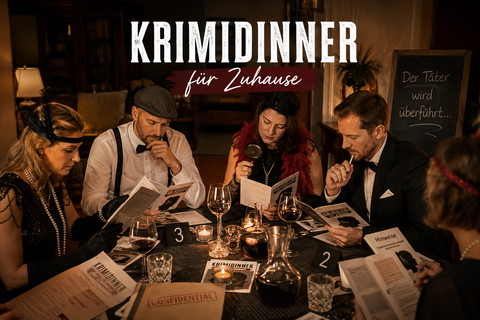 Krimidinner für Zuhause: So gelingt der perfekte Abend