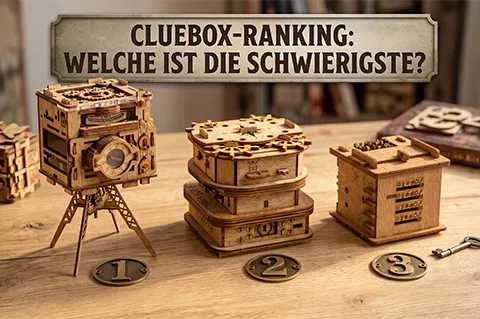 Cluebox-Ranking: Welche Rätselbox ist die schwierigste?