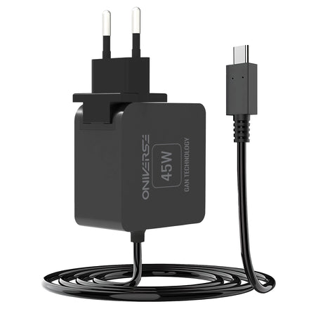 Oniverse Chargeur de voyage USB-C 45 W (Royaume-Uni/États-Unis/UE) - Accessoires de jeu ONICAB3-MULTI-BLK