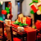 Ensemble de lumières LED pour la visite du Père Noël LEGO (10293)