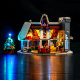 Ensemble de lumières LED pour la visite du Père Noël LEGO (10293)
