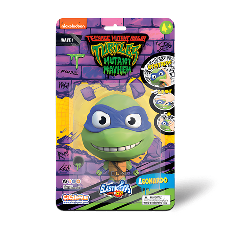 HeroPop Tortues Ninja - Leonardo (10 cm) - Figurine malléable