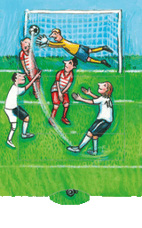 Fussball - Grusskarte