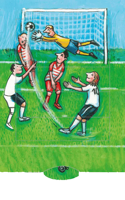 Bärenpresse Fussball - Grusskarte BP-EK110