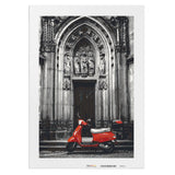 Vespa rouge - Peinture par numéros