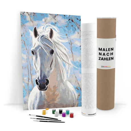 ZenPainting Portrait de cheval - Peinture par numéros MNZLWB0237-60x40