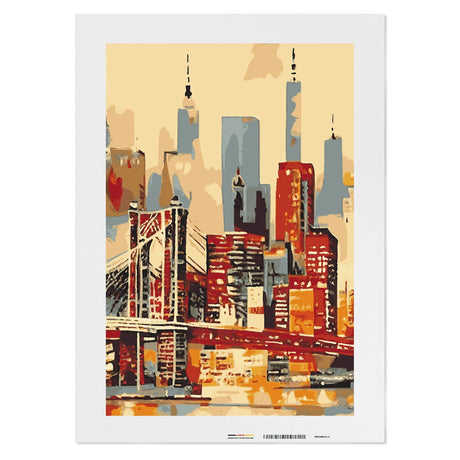 Skyline de New York - Peinture par numéros