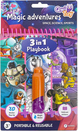 QwiToy 3-in-1 Playbook Magic Adventures – Das interaktive Entdeckerbuch rund um Weltall, Wissenschaft und Sport. 58347556340096