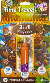 QwiToy 3-in-1 Playbook Time Travel – Das coole Zeitreise-Abenteuer mit Piraten und Maya-Motiven. 58347556307328