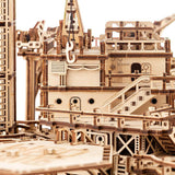 Plateforme pétrolière - Kit de construction en bois 3D