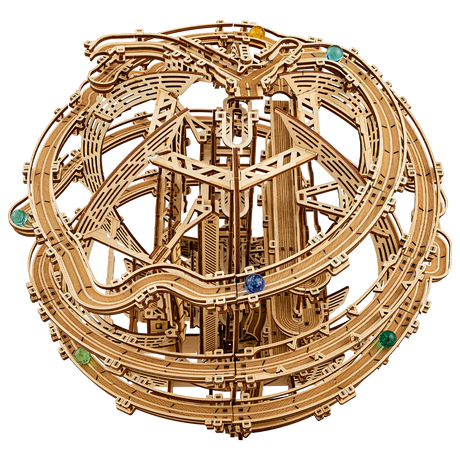 Circuit à billes à gravité - Kit de construction en bois 3D (électrique)