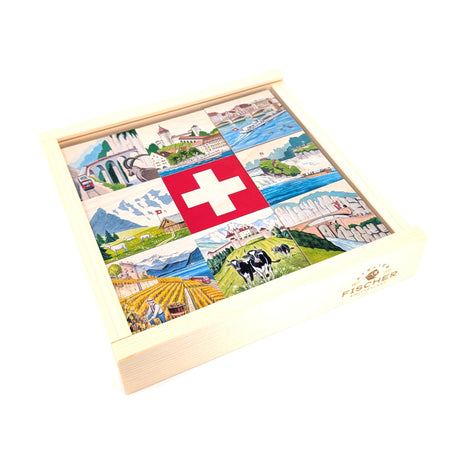 Atelier Fischer Memo Schweiz (gross) - Memory Spiel AF-8014