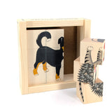 Haustiere (9 Würfel) - Würfelpuzzle