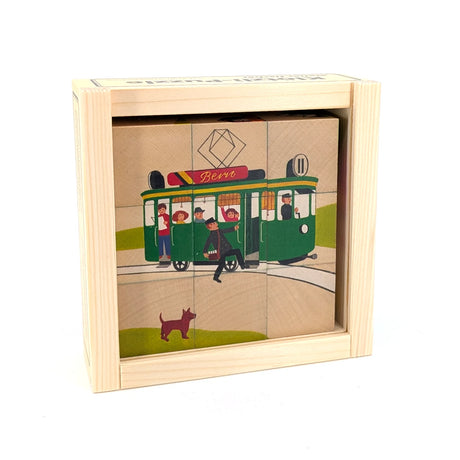 Atelier Fischer Verkehr (9 Würfel) - Würfelpuzzle AF-904