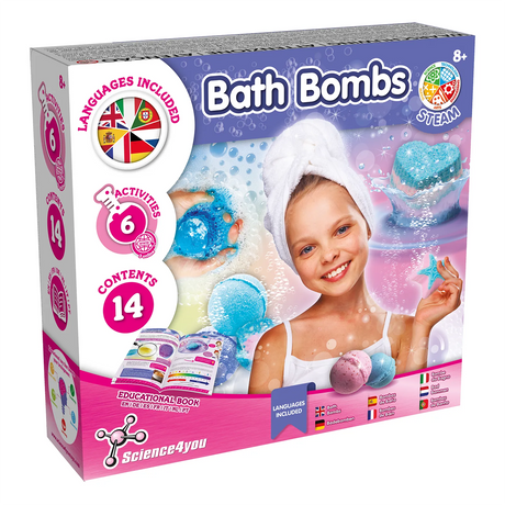 Science4you Atelier de bombes de bain - Kit d'expérimentation S4Y-80004383