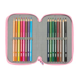 Barbie « Painterly » - Trousse comprenant des crayons, un taille-crayon, une règle et une gomme (37 pièces)
