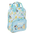 Bluey und Bingo Rucksack mit Karomuster und Figuren