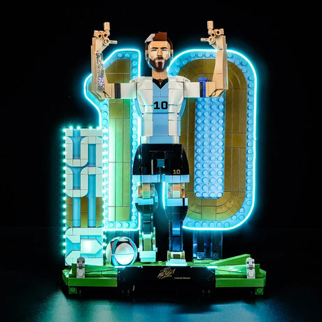 BrickBling LED Licht Set für LEGO Lionel Messi - Fussballlegende (43015) P115101