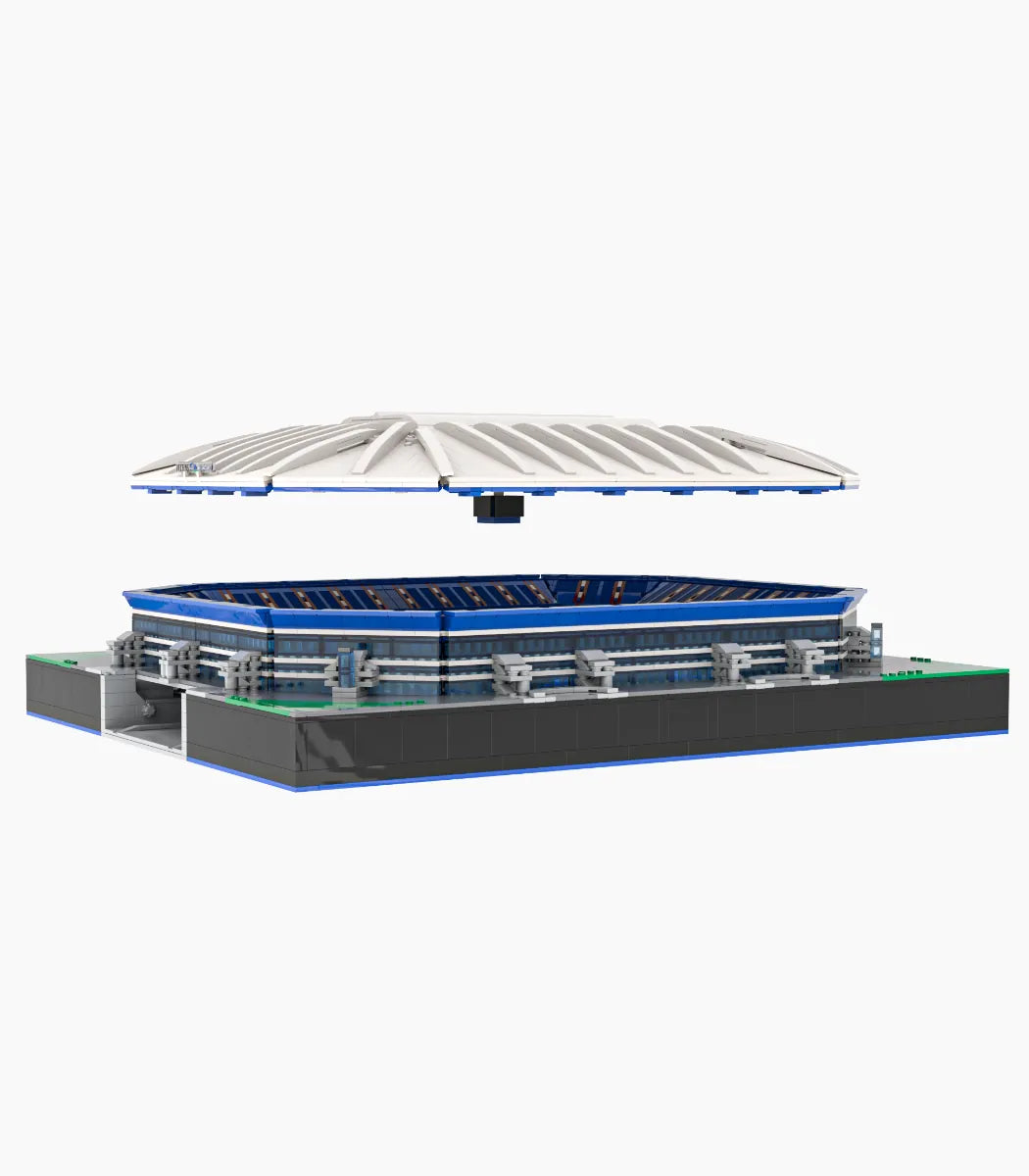 VELTINS-Arena Modell mit abgenommenem Dach