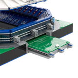 Ausgefahrenes Spielfeld der VELTINS-Arena im Detail
