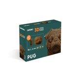 Mops - 3D Modell aus Karton