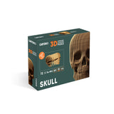 Totenkopf - 3D Modell aus Karton